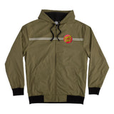 Santa Cruz 'Dot' Windbreaker Jacket - Olive
