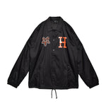 HUF X Thrasher 'Split Coaches' Windbreaker Jacket - Black