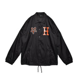 HUF X Thrasher 'Split Coaches' Windbreaker Jacket - Black