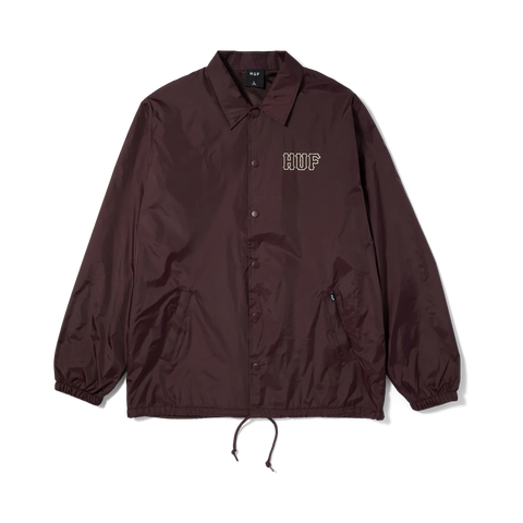 HUF 'Set H Coaches' Windbreaker Jacket - Eggplant