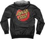 Santa Cruz 'Dot' Windbreaker Jacket - Black