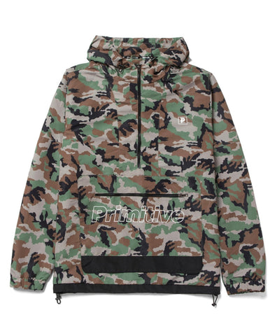 Primitive 'Anorak' Windbreaker Jacket - Camo