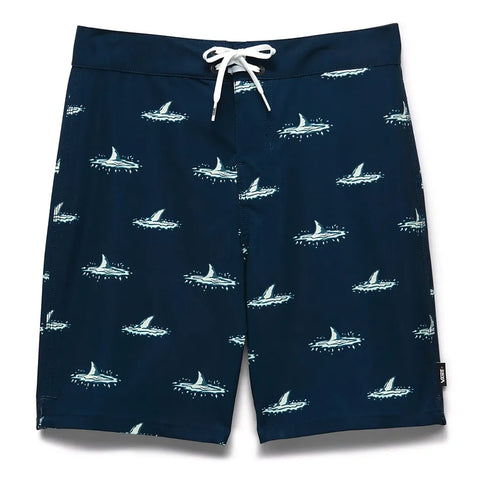 Vans 'Shark Fin' Boys Swim Shorts - Navy