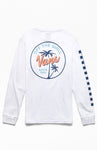Vans 'Palm Script' L/S Tee (Boys) - White