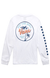 Vans 'Palm Script' L/S Tee - White (KIDS)