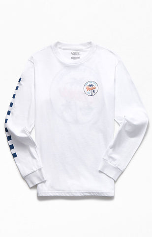 Vans 'Palm Script' L/S Tee (Boys) - White