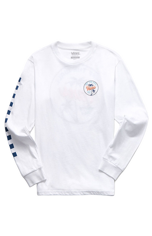 Vans 'Palm Script' L/S Tee - White (KIDS)