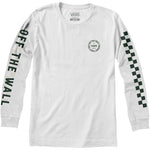 Vans 'Off The Wall Combo' L/S Tee (Boys) - White