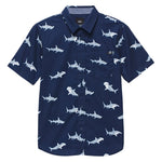 Vans 'Shark' S/S Shirt (Kids) - Navy