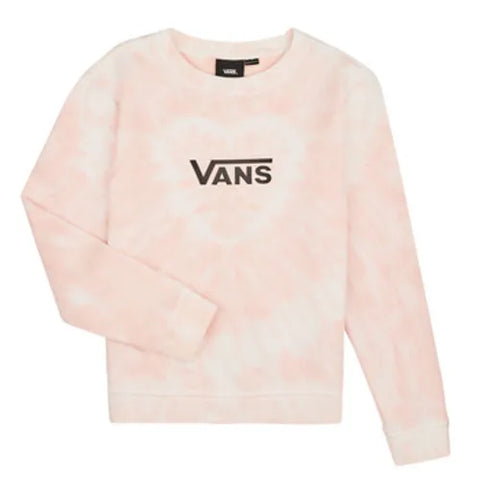 Vans 'Heart Tie Dye' Sweatshirt (Kids) - Pink/White