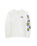 Vans 'Left Chest Floral' L/S Tee (Kids) - White