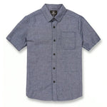 Volcom 'Play Date Knight' S/S Shirt (Kids) - Grey