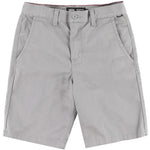 Vans 'Authentic' Chino Shorts (Kids) - Light Grey
