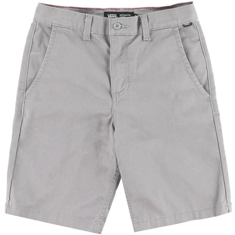 Vans 'Authentic' Chino Shorts (Kids) - Light Grey