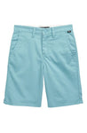 Vans 'Authentic' Chino Shorts (Kids) - Cameo Blue