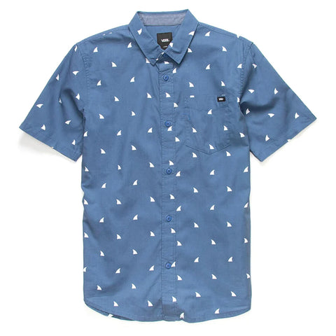 Vans 'Shark Fin Ditsy' S/S Shirt (Kids) - Blue
