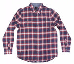 Vans 'Beechwood' Flannel Shirt (Kids) - Navy/Red/White