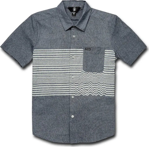 Volcom 'Mag Vibes' S/S Shirt (Kids) - Grey