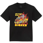 Vans 'Santa Flames' Tee (Kids) - Black
