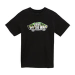 Vans 'OTW Logo Fill' Tee (Kids) - Black/Green Flames