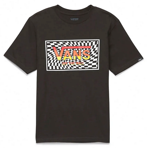 Vans 'Stripe' Tee (Kids) - Black