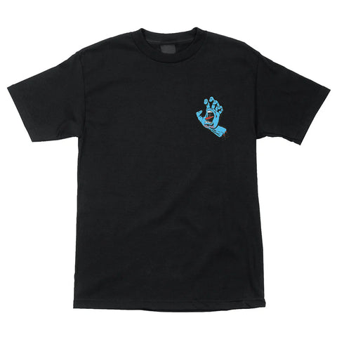 Santa Cruz 'Screaming Hand' Tee (Kids) - Black