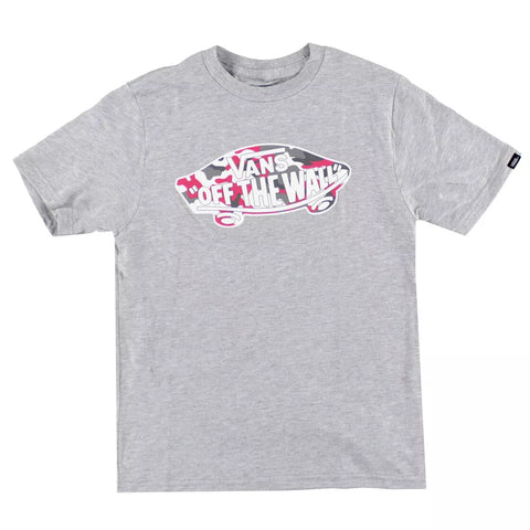 Vans 'OTW Logo Fill' Tee (Kids) - Grey/Pink Camo