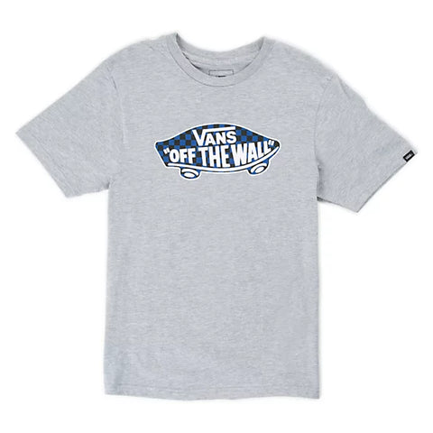 Vans ‘OTW Logo Fill' Tee (Kids) - Grey/Blue Checker