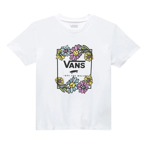 Vans 'Elevated Floral' Tee - White (Kids)