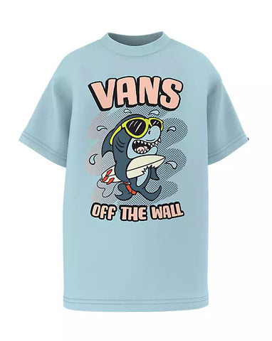 Vans 'Surf Shark' Tee - Sky Blue (Kids)