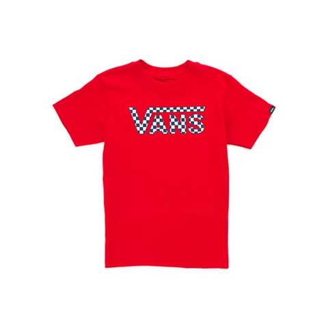 Vans 'Classic Check' Tee (Kids) - Red