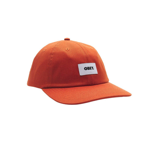 Obey 'Bold Label' 6-Panel Cap - Brown Sugar