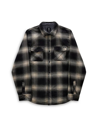 Vans 'Monterey III' Flannel Shirt - Oatmeal/Black