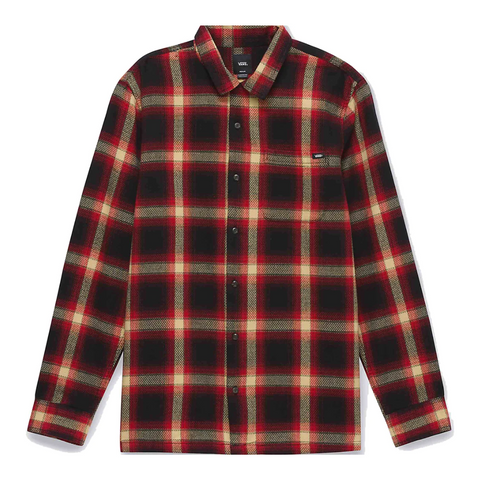 Vans 'Krug' Flannel Shirt - Black/Chili Pepper