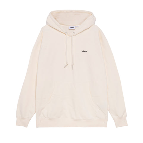 Obey 'Dalmation' Hoodie - Unbleached