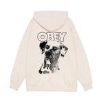 Obey 'Dalmation' Hoodie - Unbleached
