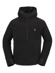 Volcom 'Polar' 1/2 Zip Fleece - Black