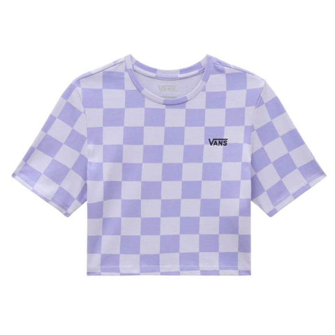 Vans 'Checker Crew' Cropped Tee - Lavender