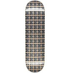 Hockey 'Plaid Gold' Skate Deck - Gold/Black