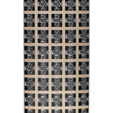 Hockey 'Plaid Gold' Skate Deck - Gold/Black