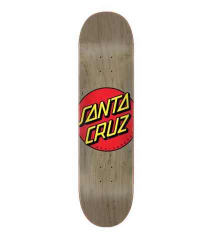 Santa Cruz 'Classic Dot' Skate Deck - Woodgrain
