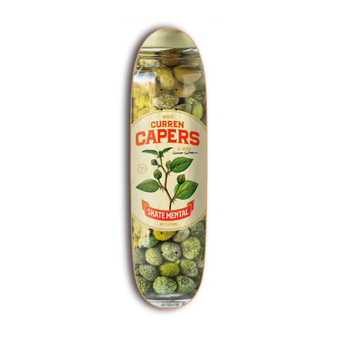 Skate Mental ‘Curren Capers' Shaped Skate Deck - Green