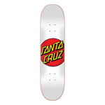 Santa Cruz 'Classic Dot' Skate Deck - White