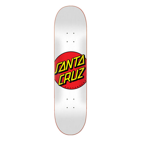Santa Cruz 'Classic Dot' Skate Deck - White