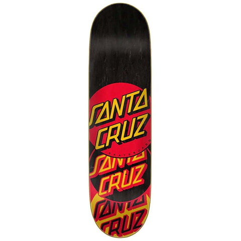 Santa Cruz 'Descent Dot' Skate Deck - Black