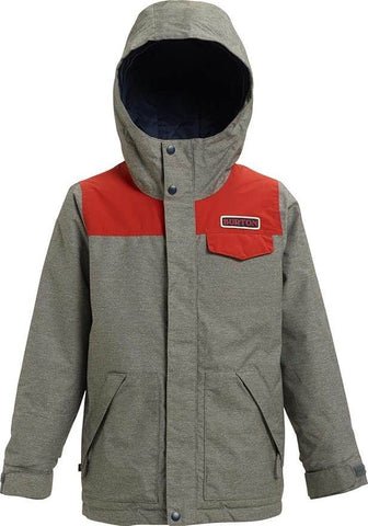 Burton 'Dugout JK' Jacket Boys - Grey/Red