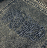 Frosted Skateboards 'Wavy' Baggy Jeans - Vintage Mid Blue