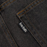 Loviah 'OG' Baggy 5 Pocket Denim Pants - Black Acid Wash