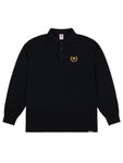 Loviah 'Private Member' L/S Polo - Black