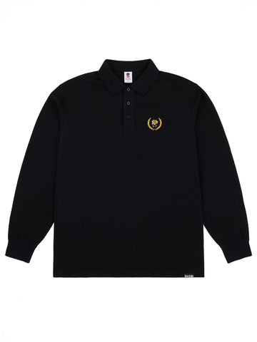 Loviah 'Private Member' L/S Polo - Black